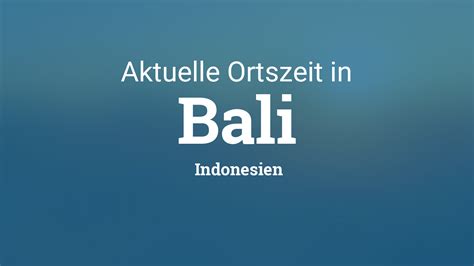 aktuelle uhrzeit in indonesien