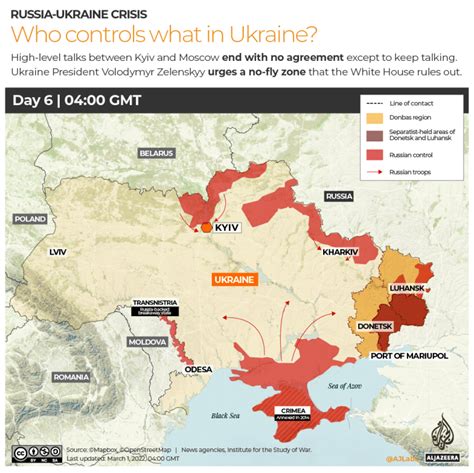 al jazeera news ukraine map