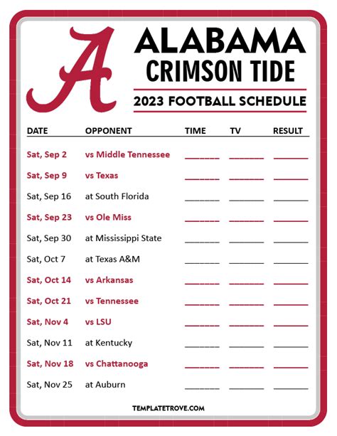 2021 Alabama, SEC Football Schedule Released Sports Illustrated