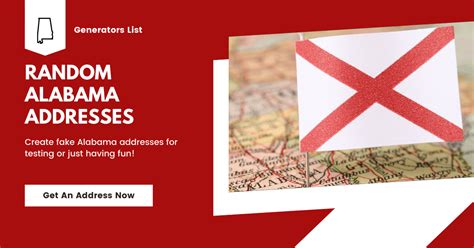 Alabama Address Random