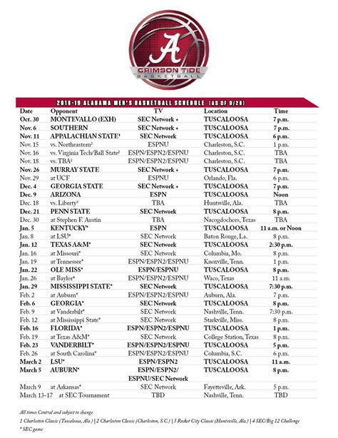 alabama basketball 2023 2024 schedule