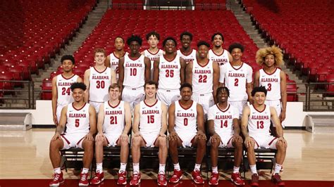 alabama basketball team roster and stats