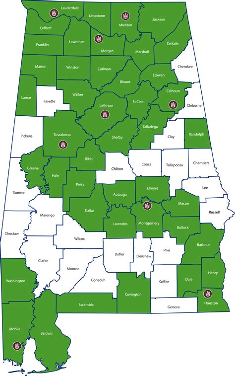 Alabama University Locations