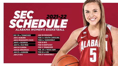 alabama women's basketball schedule 2024