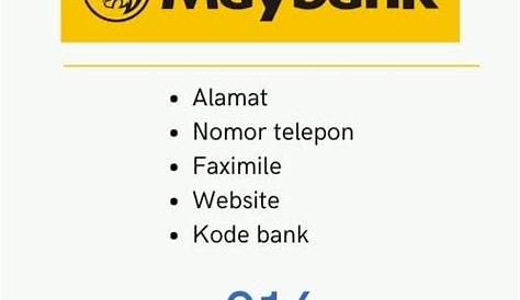 Alamat Lengkap dan Nomor Telepon Kantor Bank MAYBANK di Padang - Portal