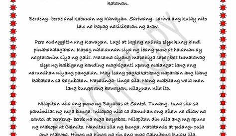 Alamat ng Kawayan by Segundo D. Matias Jr.