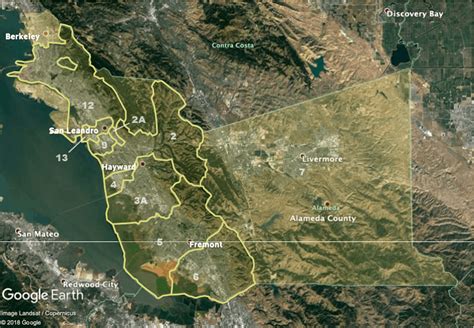 Alameda County Flood Control Map