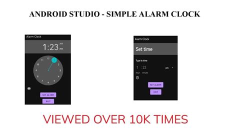 Alarm Clock Android Studio