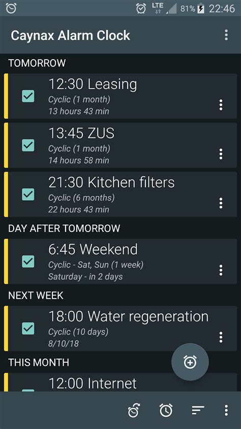 Alarm Clock App With Tasks
