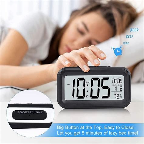 Alarm Clock Digital Plastic