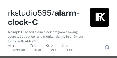 Alarm Clock In C Programming