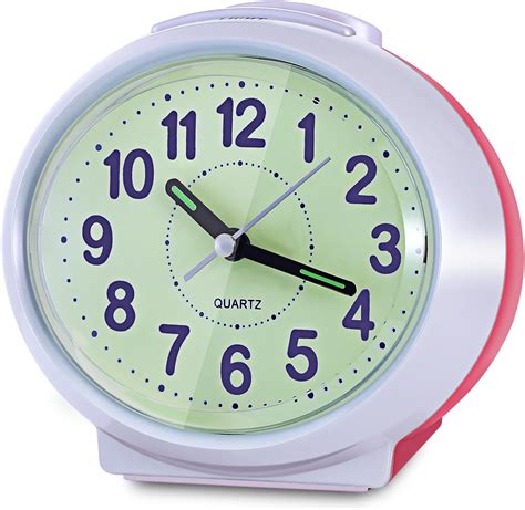 Alarm Clock With Push Button Light