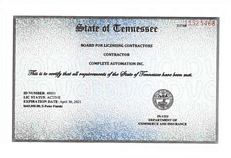 alarm contractor license tennessee