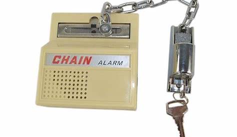 Guard, 0330, Door Chain Burglar Alarm Keyed Lock, Key Lock