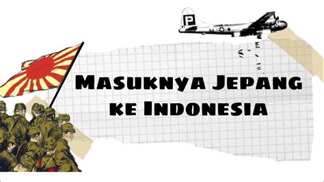 alasan jepang datang ke indonesia
