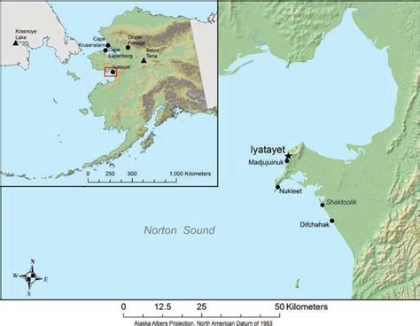Alaska Map Norton Sound