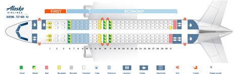 alaska airlines boeing 737-800 seating chart