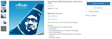 alaska airlines business card