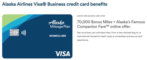 alaska airlines business card 70000