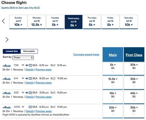alaska airlines mileage plan travel