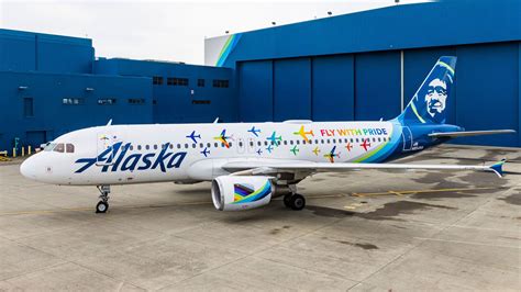 alaska airlines pride livery