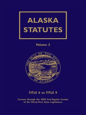 Alaska Statutes Pdf