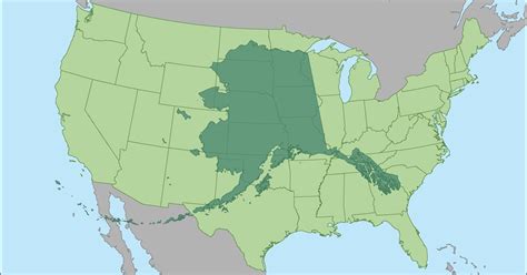 alaska superimposed on us