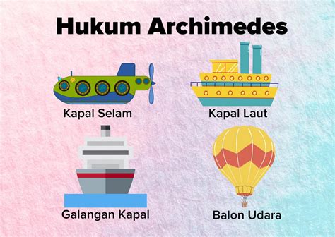 Alat Yang Bekerja Berdasarkan Hukum Archimedes Berbagai Alat
