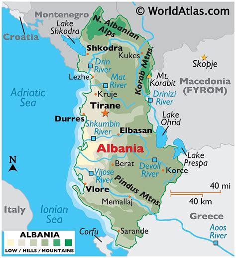 albania di benua apa