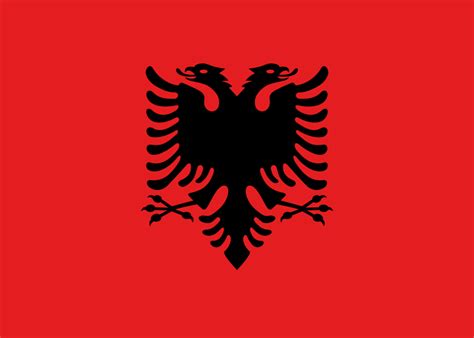 albania flag colors