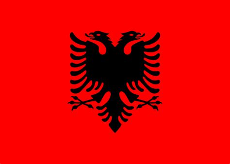 albania flag logo
