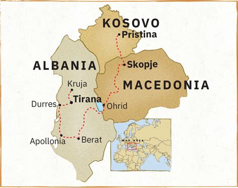 albania montenegro y macedonia