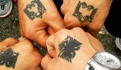 Albanian Eagle Tattoo Hand Photo