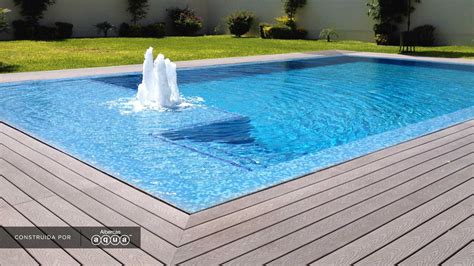 Albercas Con Deck De Madera