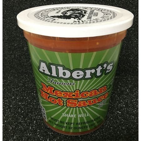 albert's mexican hot sauce