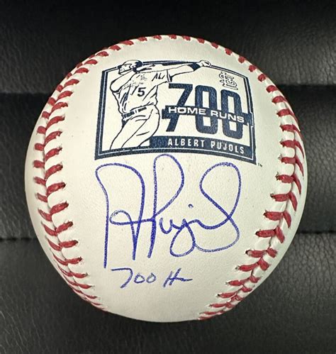 Albert Pujols Signed Baseball Value