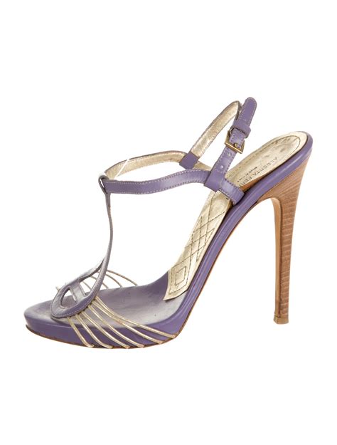 alberta ferretti dress sandals