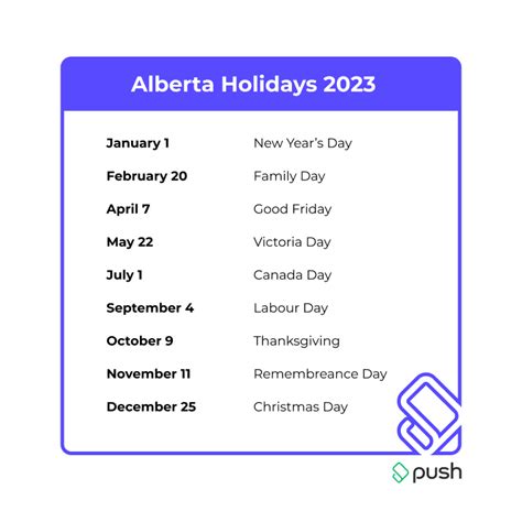 alberta paid stat holidays 2023