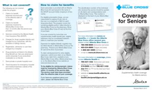 alberta senior blue cross benefits