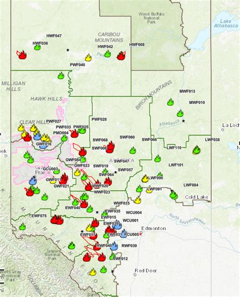 alberta wildfire status management