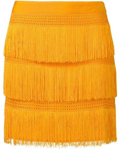 alberto farreti yellow skirt