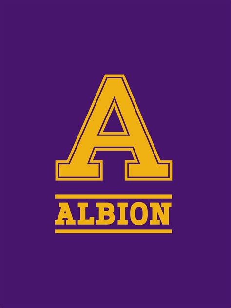 albion college football logo