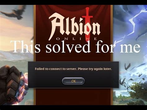 albion online cannot connect to server