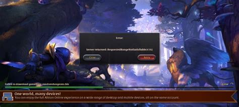 albion online download error