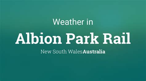 albion park weather bom