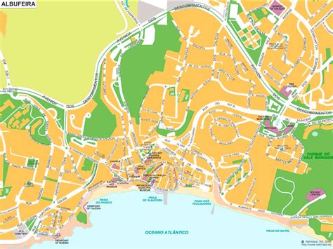 Mapas de Albufeira Portugal MapasBlog