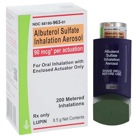 Albuterol Sulfate HFA 90 mcg, Inhaler Allivet