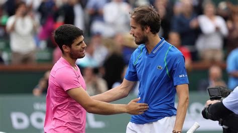 alcaraz vs medvedev indian wells