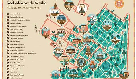Alcazar Seville Map Visitar El Alcázar De Sevilla 2021. Visita Guiada