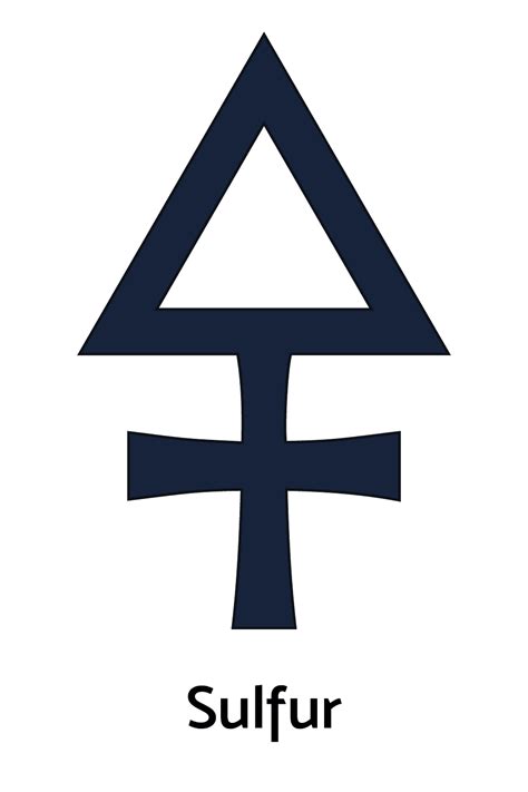 alchemy symbols sulfur
